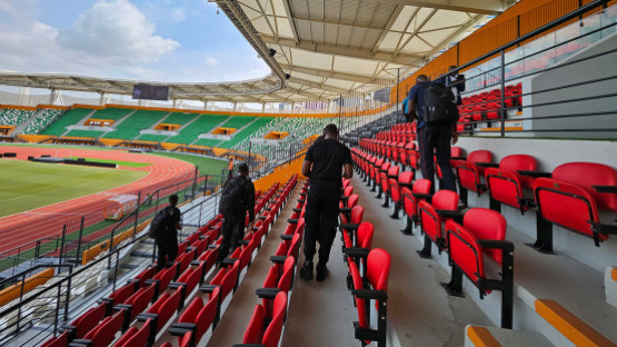 El OIEA prestó apoyo a la seguridad nuclear de Costa de Marfil con motivo de la Copa Africana de Naciones (AFCON) en 2025, impartiendo a los expertos locales formación práctica sobre las medidas necesarias.